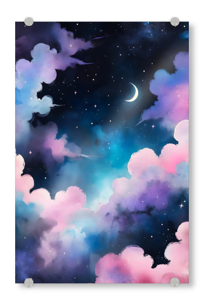 Acrylglasbild "Sky hat mich" artboxONE - Abstrakt,Geometrie