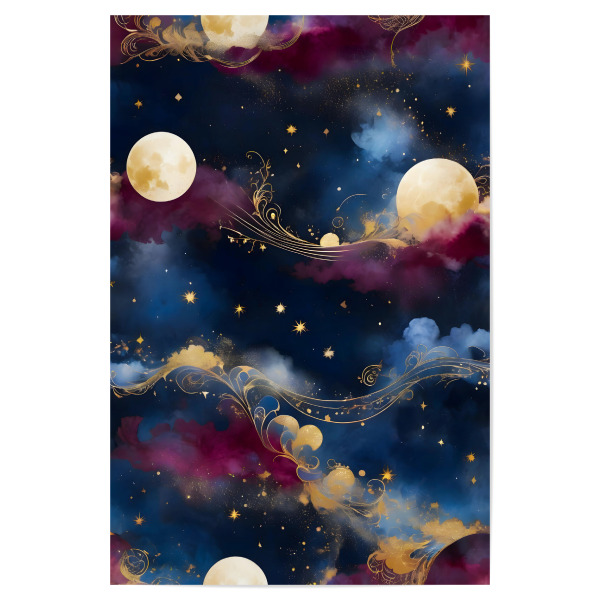Poster 30x20 cm "Getrübt" artboxONE - Abstrakt,Galaxy