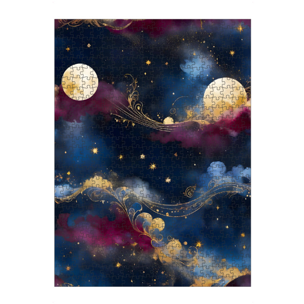 Puzzle Ravensburger "Getrübt" artboxONE - Abstrakt,Galaxy