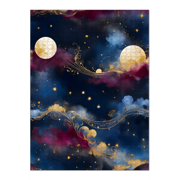 Puzzle Ravensburger "Getrübt" artboxONE - Abstrakt,Galaxy