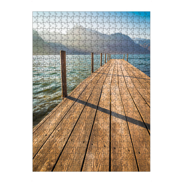Puzzle Ravensburger "Steg am Traunsee" artboxONE - Natur,Reise