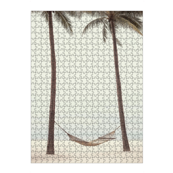 Puzzle Ravensburger "Strandhängemattepalme" artboxONE - Natur,Reise / Strand und Meer