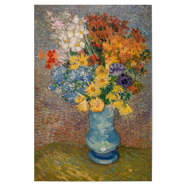 Poster "Van Gogh, Vase und Gänseblümchen" artboxONE - Natur,Floral,Abstrakt
