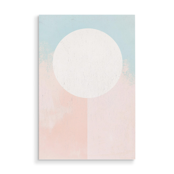 Holzbild "Zarter Pastel Kreis" artboxONE - Natur,Abstrakt,Geometrie