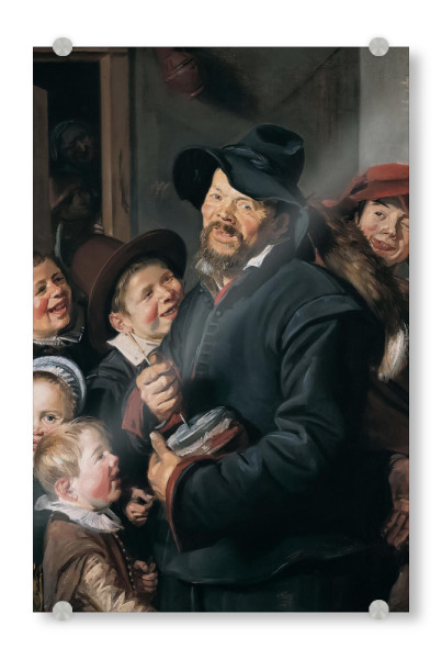 Acrylglasbild "Der Rommel-Pot-Spieler" artboxONE - Menschen,Für Mama,Für Papa