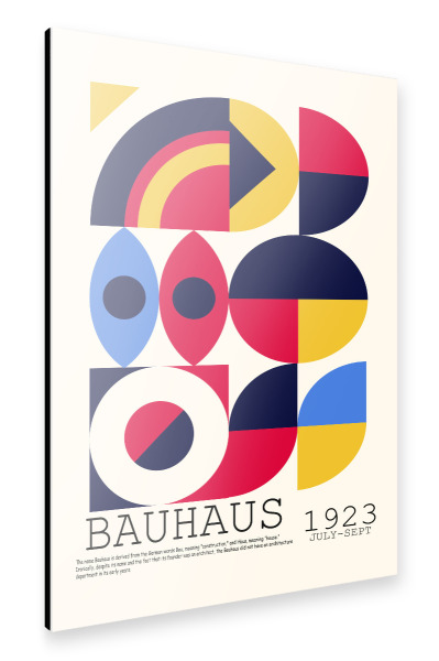 Alu-Dibond "Bauhaus 1923 b" 75x50 cm artboxONE