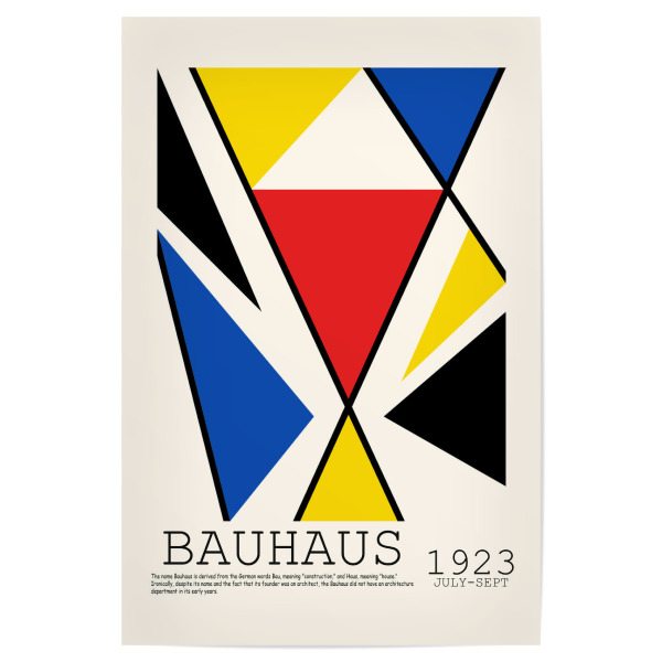 Poster "Bauhaus 1923 c" artboxONE - Abstrakt,Geometrie
