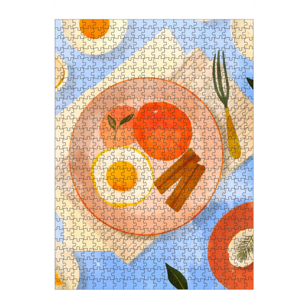 Puzzle Ravensburger "Sunny side up breakfast" artboxONE - Essen & Trinken