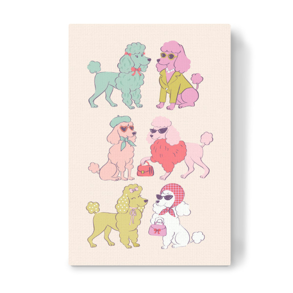Leinwandbild "Pudel Doodle" artboxONE - Für Kinder,Tiere