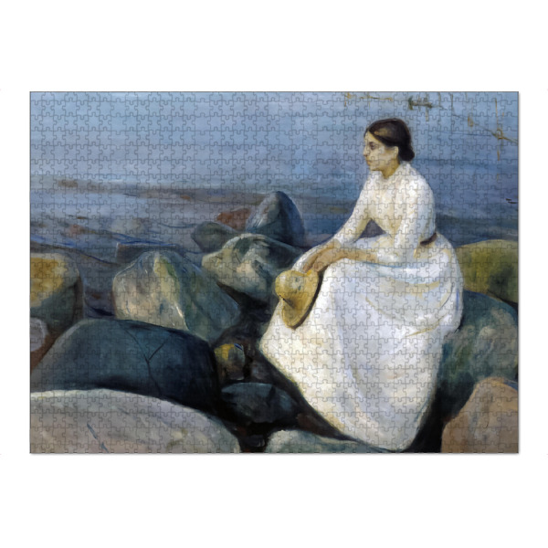 Puzzle Ravensburger "Summer night" artboxONE - Menschen,Für Mama,Für Papa