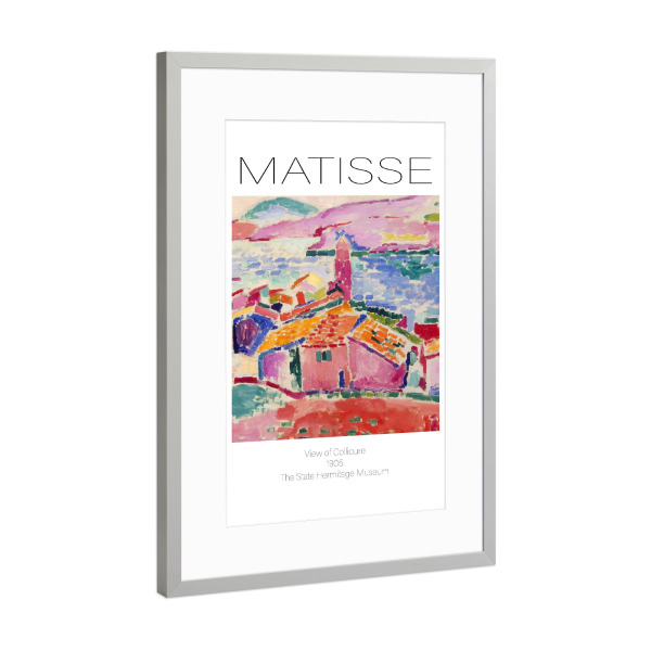 Poster mit Rahmen Silber "Henri Matisse f" artboxONE - Abstrakt
