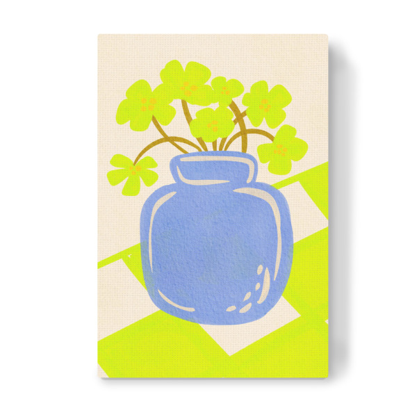 Leinwandbild "Neon floral art" artboxONE - Floral