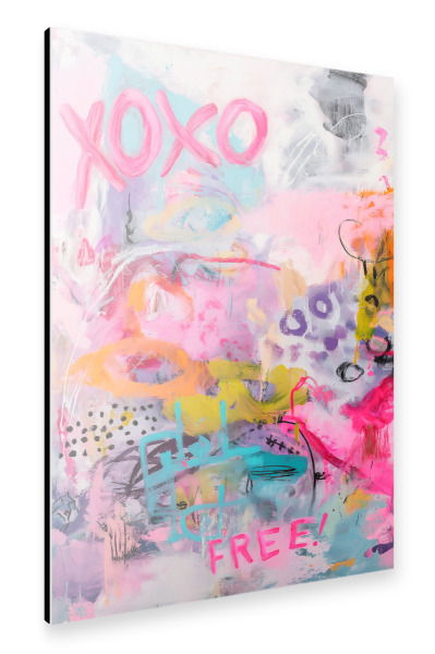 Alu-Dibond "Graffiti der Gefühle" 30x20 cm artboxONE