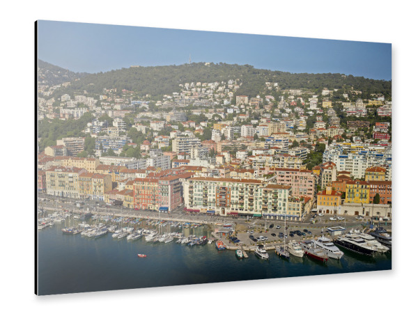 Alu-Dibond "Hafenstadt Nizza" 30x20 cm artboxONE