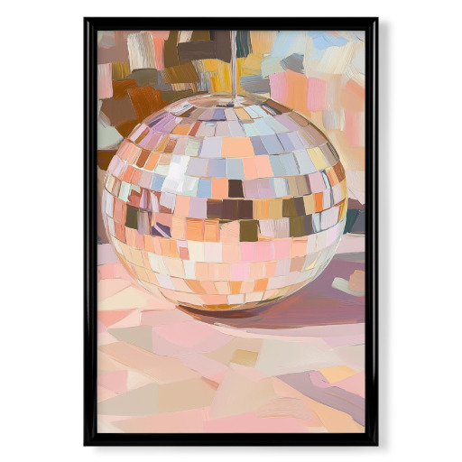 Abstract Disco Ball Art