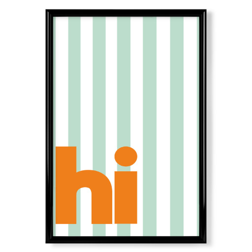 Hi - green stripes