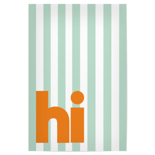 Hi - green stripes Hi - green stripes