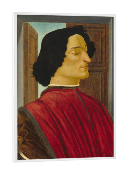 Poster mit weißem Rahmen "Giuliano de Medici" artboxONE - Menschen,Für Mama,Für Papa