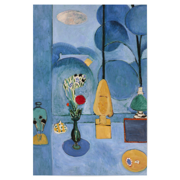 Poster "Henri Matisse das blaue Fenster" artboxONE - Abstrakt,Geometrie