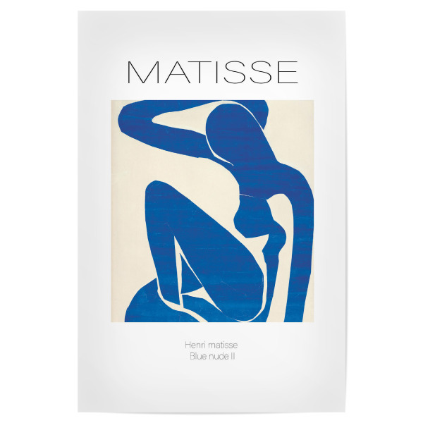 Poster "Henri Matisse Blue Nackt" artboxONE - Abstrakt,Geometrie