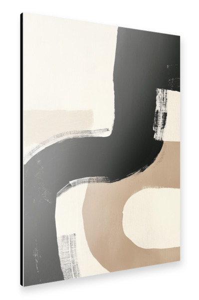 Alu-Dibond "Fett abstrakte Pinselstriche" 75x50 cm artboxONE