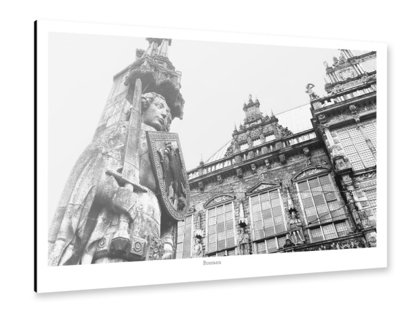Alu-Dibond "Der Roland in Bremen" 75x50 cm artboxONE