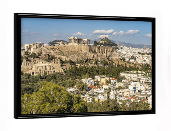 Poster mit schwarzem Rahmen "Akropolis in Athen" artboxONE - Städte,Reise,Reise / Länder - Akropolis,Griechisch,Antike,Hauptstadt,Athen,Griechenland