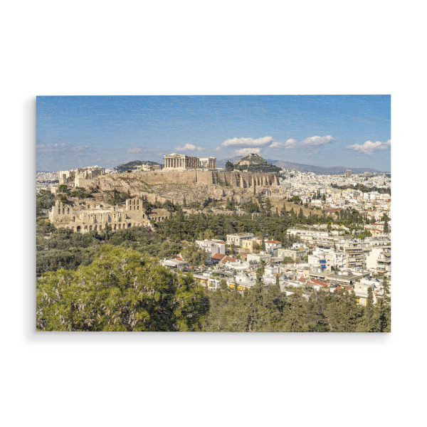 Holzbild "Akropolis in Athen" artboxONE - Städte,Reise,Reise / Länder - Akropolis,Griechisch,Antike,Hauptstadt,Athen,Griechenland