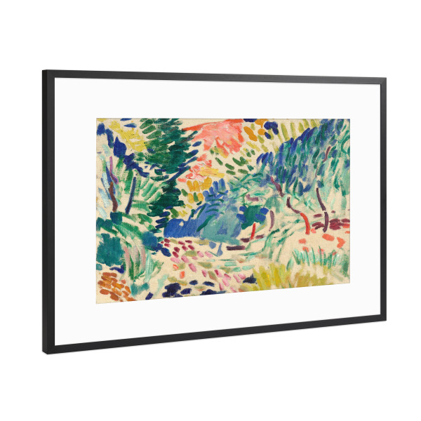 Poster mit Rahmen Schwarz (Metallic) "Henri Matisse Colliouren" artboxONE - Abstrakt
