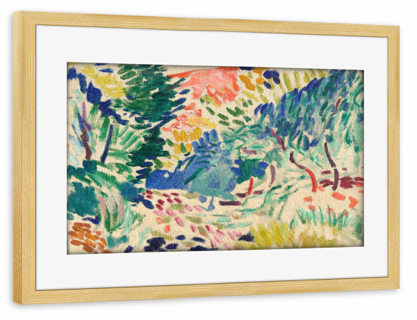 Poster mit Rahmen kiefer "Henri Matisse Colliouren" artboxONE - Abstrakt