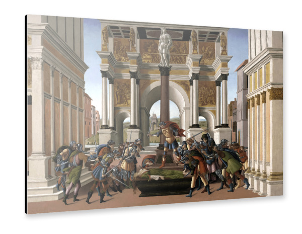 Alu-Dibond "Die Geschichte von Lucretia" 75x50 cm artboxONE