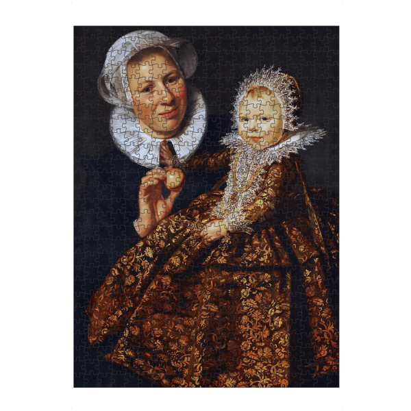Puzzle Ravensburger "Catharina Hooft with her Nurse" artboxONE - Menschen