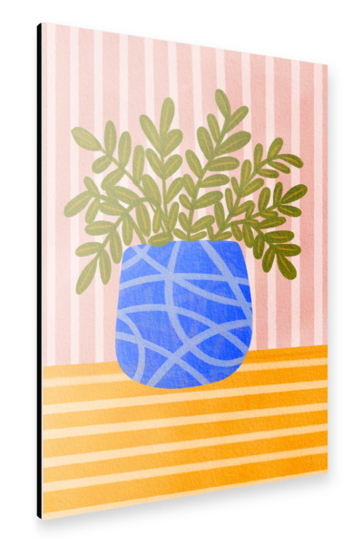 Alu-Dibond "Potted flowers" 30x20 cm artboxONE