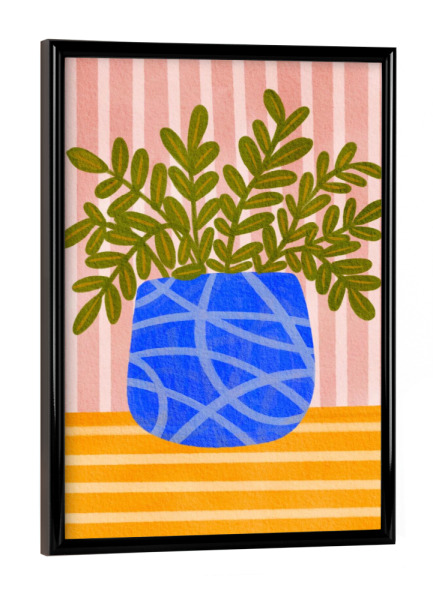 Poster mit schwarzem Rahmen "Potted flowers" artboxONE - Floral,Für Mama