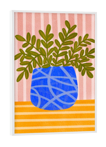 Poster mit weißem Rahmen "Potted flowers" artboxONE - Floral,Für Mama