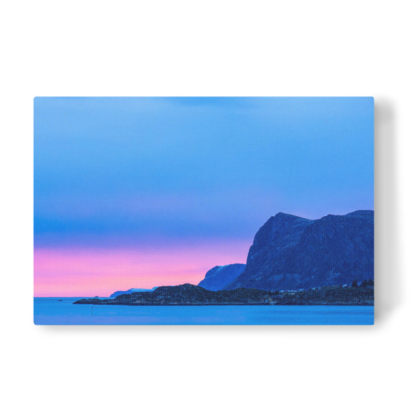 Leinwandbild "Sonnenaufgang nahe Torvik" artboxONE - Natur,Reise,Reise / Strand und Meer,Reise / Länder