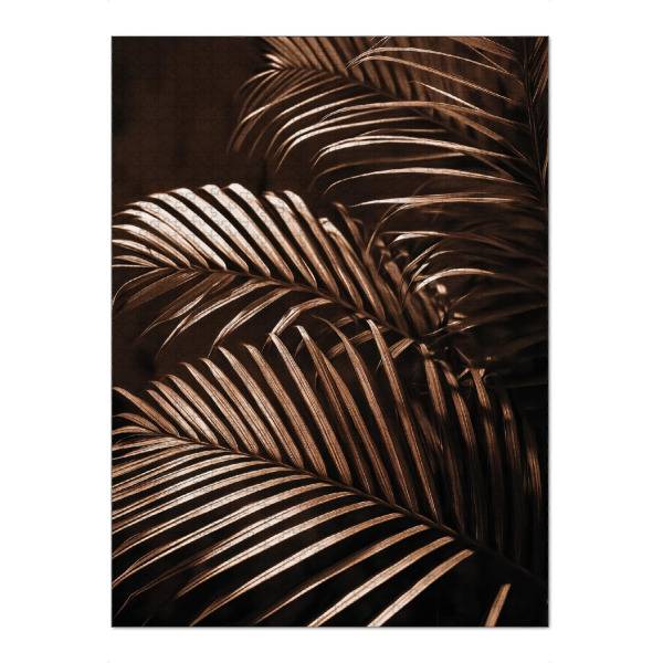 Puzzle Ravensburger "Bronze -Palmblattkunst" artboxONE - Natur,Floral