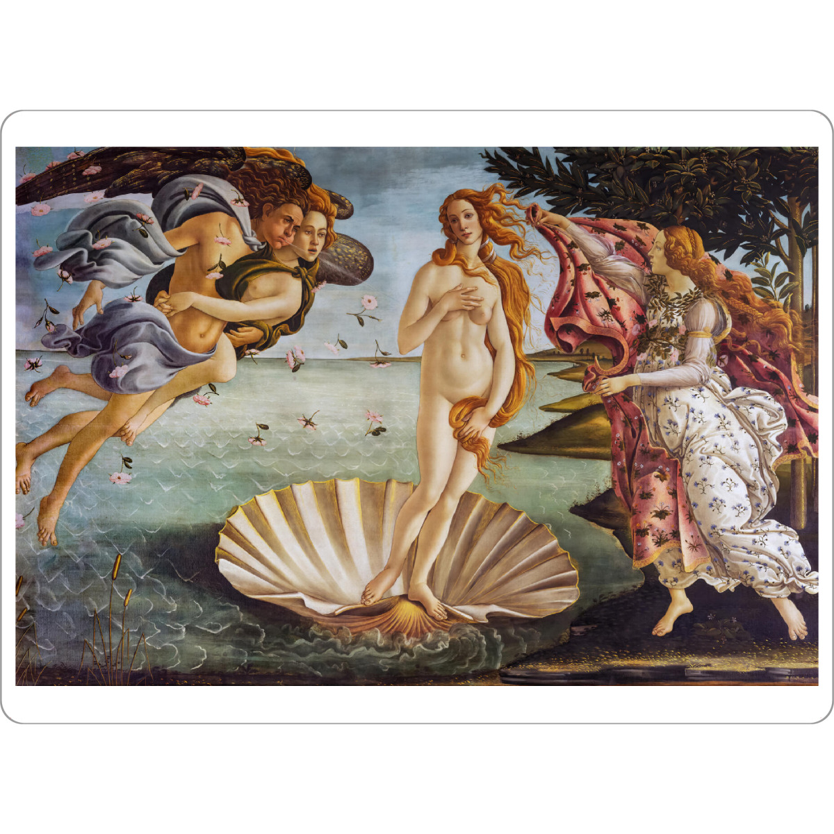 Tischset "La nascita di venere" artboxONE - Fiktion,Für Mama,Für Papa