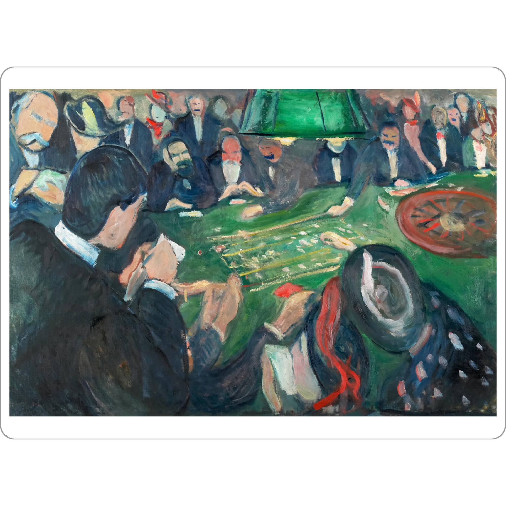 Tischset "Am Roulette -Tisch" artboxONE - Für Mama,Für Papa,Lustig