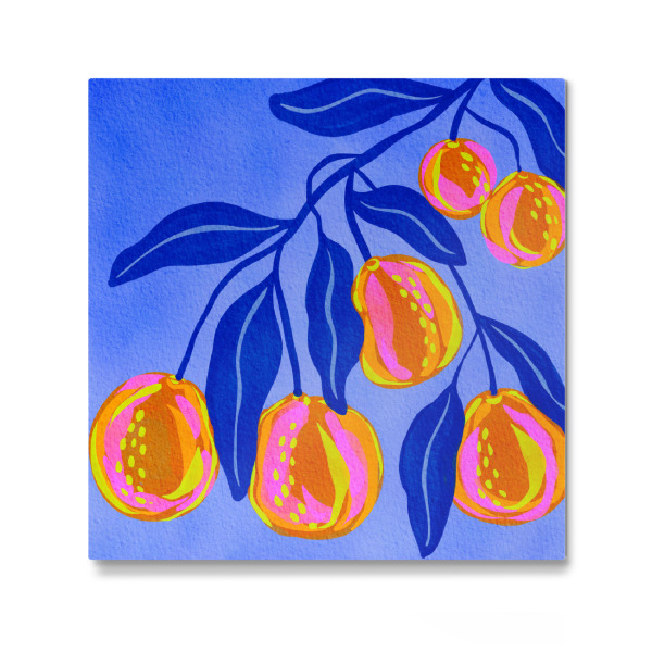 Galerie-Print "Orange Botanicals" 30x30 cm artboxONE