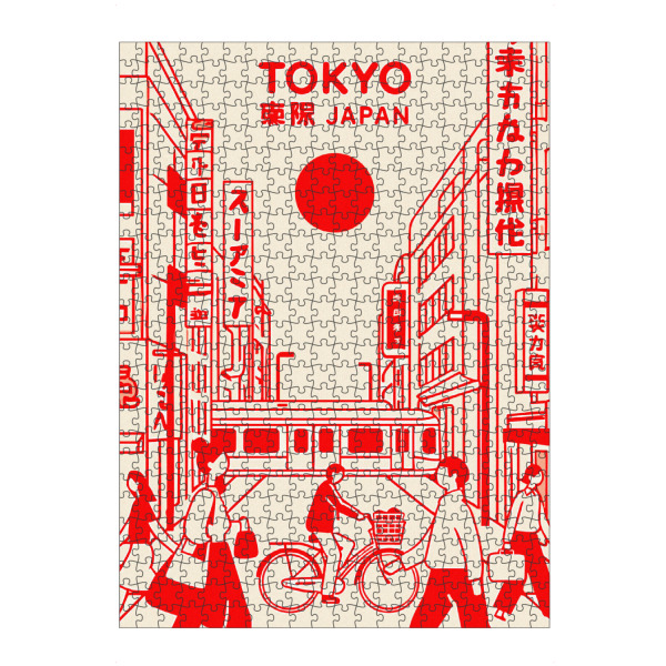 Puzzle Ravensburger "Urban scene japan" artboxONE - Städte / Tokio