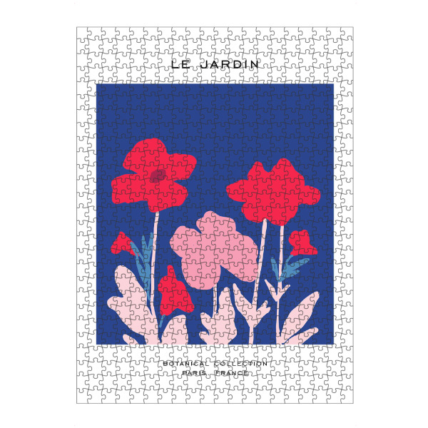 Puzzle Ravensburger "Farbenfroher Pariser Garten" artboxONE - Floral,Abstrakt