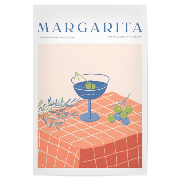 Poster "Eleganter Margarita-Moment" artboxONE - Essen & Trinken,Essen & Trinken / Alkohol
