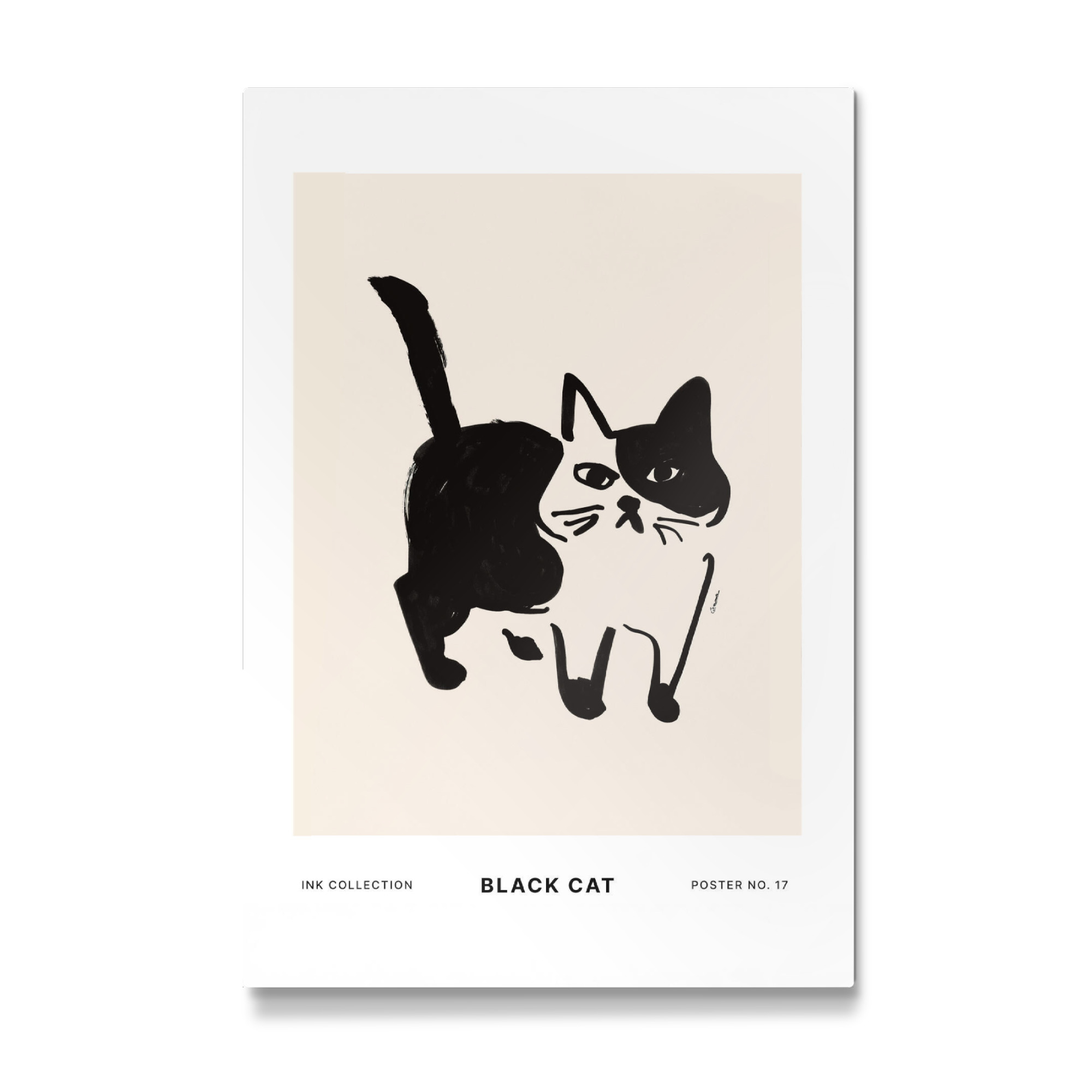 Galerie-Print "Mystische schwarze Katze" 30x20 cm artboxONE