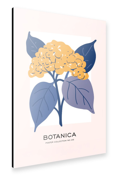 Alu-Dibond "Moderne florale Eleganz" 75x50 cm artboxONE