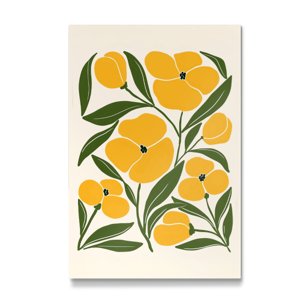 Galerie-Print "Blühender Charme in Gelb" 30x20 cm artboxONE