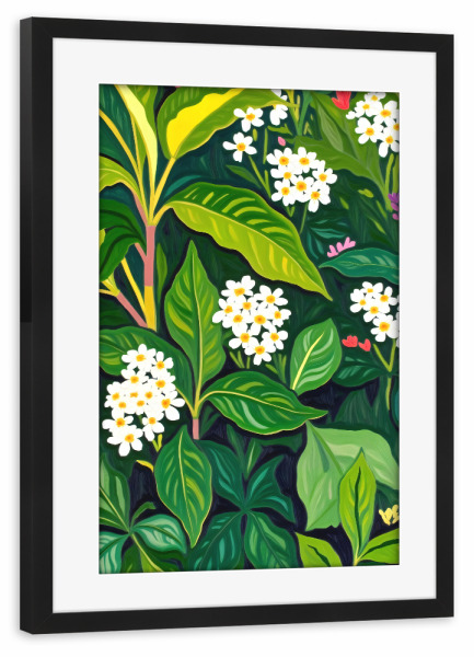 Poster mit Rahmen schwarz "Beneath The Jungle Canopy" artboxONE - Natur,Floral