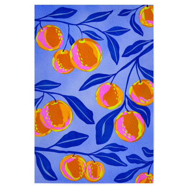 Poster "Vibrant Oranges" artboxONE - Floral,Essen & Trinken,Essen & Trinken / Obst & Gemüse