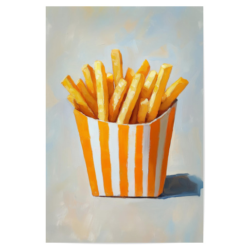Fresh retro fries, orange Fresh retro fries, orange