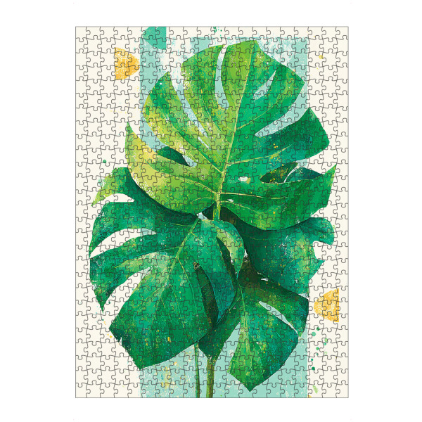 Puzzle Ravensburger "Blätter Tropisch D (matart)" artboxONE - Natur,Floral - Blätter,Tropisch,Natur,Kunst,Abstraktion,Modern - Bild blätter